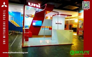 uni mitsubishi pencil booth design and build project 5