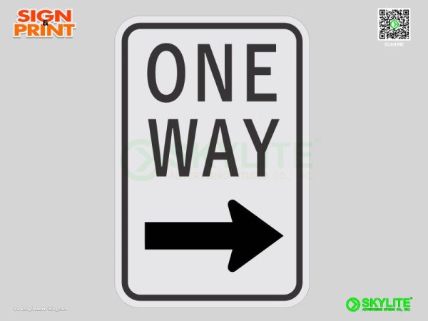 one way sign 01