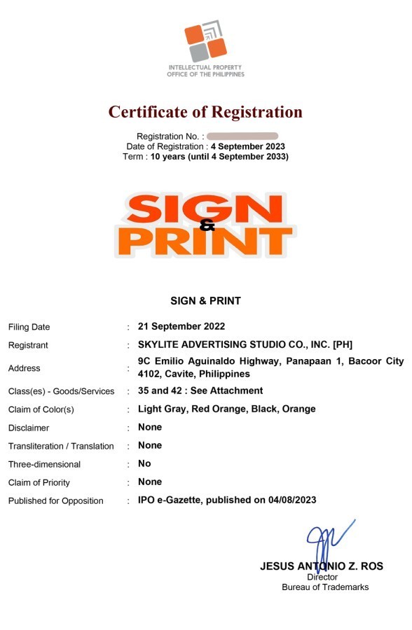 signandprint certificate of ip 1 2